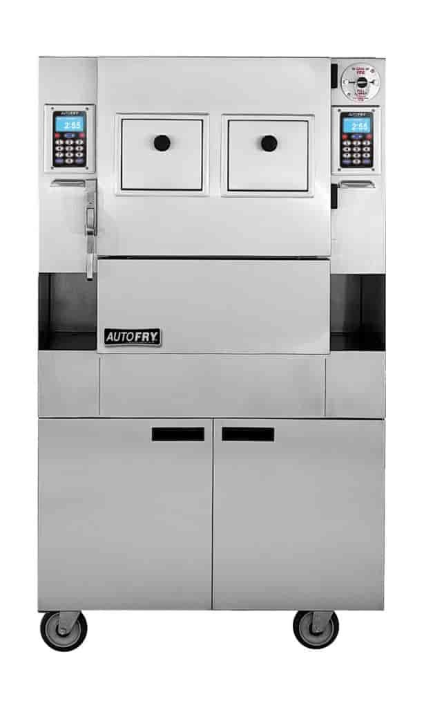 AutoFry MTI-40E Ventless Fryer - Large Freestanding Dual Basket