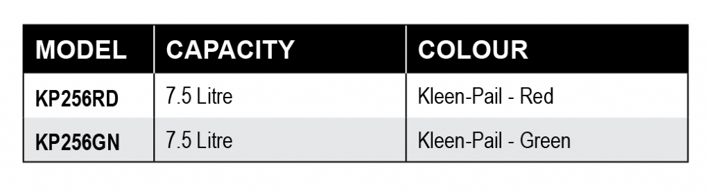 SAN JAMAR KP256RD-GN KLEEN PAIL