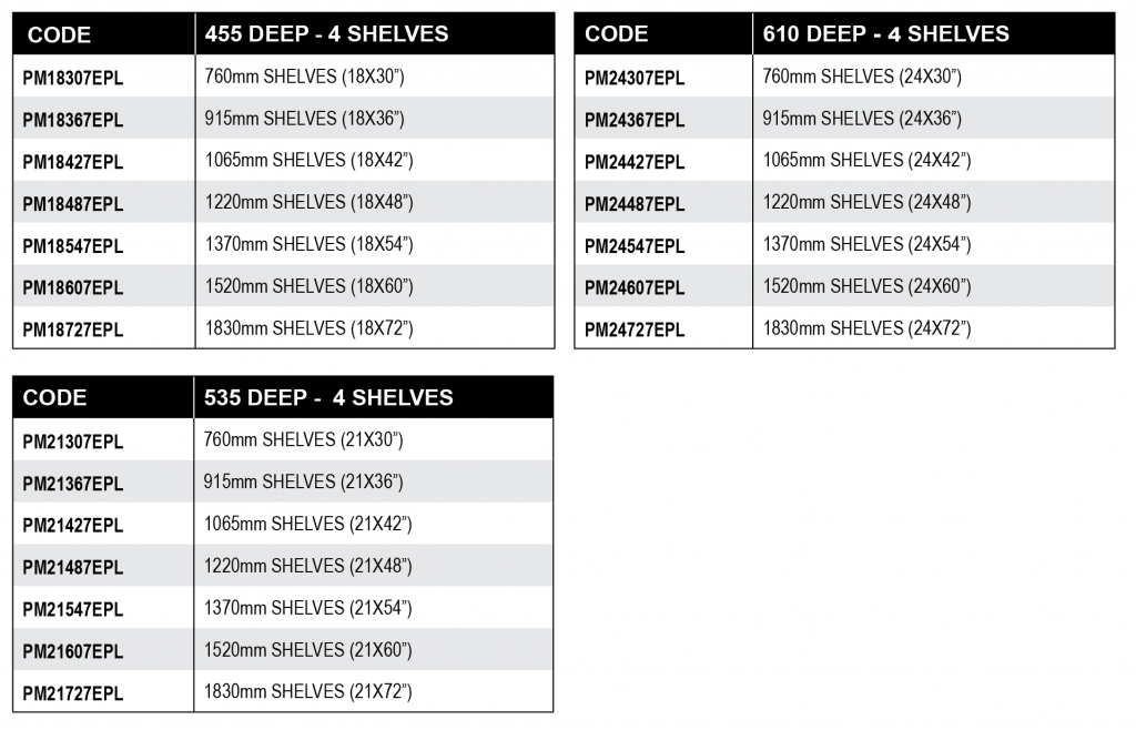 ATLAS PLASTIC 4 SHELF