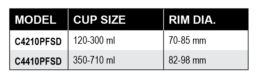 SAN JAMAR C4210PFSD WALL PULL TYPE POLY
