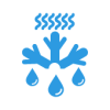 Hot-gas defrosting system